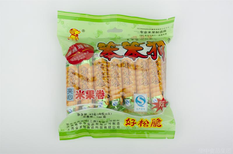 100g夹心米果卷（香烤鸡味）